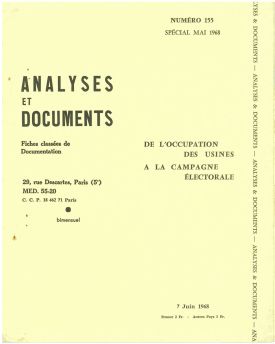 Analyses et documents n°155