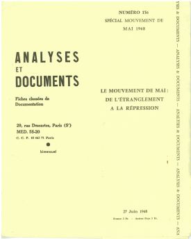Analyses et documents. n°156