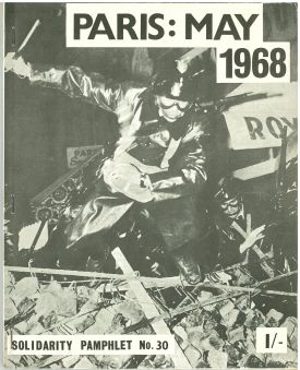 Paris May 1968. Solidarity Pamphlet n°30